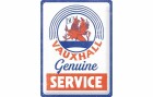 Nostalgic Art Schild Vauxhall-Genuine Service 30 x 40 cm, Metall