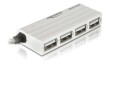 DeLock USB-Hub 87445 USB 2.0 - 4x Typ-A, Stromversorgung