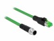 DeLock Patchkabel M12-RJ45, 2m 4 Pin