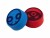 Bild 1 FR-TEC Thumbstick PS4 Grips Universe, Detailfarbe: Rot, Blau