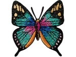 Mono-Quick Aufbügelbild Schmetterling Glitzer 1 Stück, Breite: 4.5