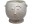 Dameco Pflanzentopf mit Gesicht 16 cm, Grau, Volumen: 4 l, Material: Keramik, Form: Rund, Detailfarbe: Grau, Ausstattung: Keine, Einsatzort: Innen
