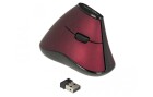 DeLock Ergonomische Maus 12528 USB kabellos, Maus-Typ