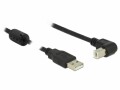 DeLock USB 2.0-Kabel A - B gewinkelt 0.5 m