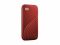 Western Digital Externe SSD My Passport 1000 GB, Rot, Stromversorgung