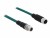 Bild 5 DeLock Patchkabel M12-M12 Cat 6A, S/FTP, 1 m, Blau