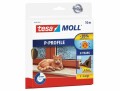 tesa Gummidichtung MOLL P-Profile Large 1 Stück, Braun