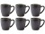 Bild 0 Bitz Kaffeetasse 190 ml, 6 Stück, Grün/Schwarz, Material