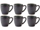 Bitz Kaffeetasse 190 ml, 6 Stück, Grün/Schwarz, Material
