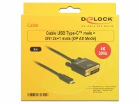 DeLock Kabel USB Type-CT Stecker > DVI 24+1