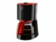 Melitta Filterkaffeemaschine Enjoy Schwarz/Rot, Detailfarbe