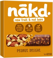 NAKD Peanut Delight 74509 4 Stk., Kein Rückgaberecht, Aktuell