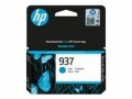 HP Inc. HP Tinte Nr. 937 (4S6W2NE) Cyan, Druckleistung Seiten: 800