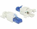 DeLock RJ45 Stecker, Cat.6A UTP 2 Stück