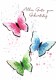 ABC Geburstagskarte Schmetterling - 091067540                             B6