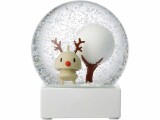 Hoptimist Schneekugel Bumble Rentier L 11.7 cm, Glas, Motiv