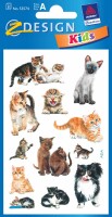Z-DESIGN Sticker Kids 53574 Katzen 3 Stück, Kein Rückgaberecht