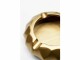 Kare Aschenbecher Avantgarde Gold, Materialtyp: Metall