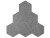 Image 7 Plotony Wandfliesen Hexagon 44 x 50.5 cm Grau, 6