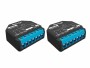 Shelly WLAN-Schaltaktor 2PM WiFi-Switch, Doppelpack, Detailfarbe