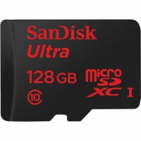 SanDisk Ultra microSDXC + SD Ad. 128GB 80073 SDSQUNC-128G-GN6IA