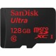 SANDISK   Ultra microSDXC + SD Ad. 128GB - 80073     SDSQUNC-128G-GN6IA       80MBs