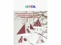 Heyda Adventskalender-Set rot/weiss