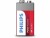 Bild 1 Philips Batterie Power Alkaline 9V 1 Stück, Batterietyp: 9V