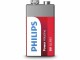 Philips Batterie Power Alkaline 9V 1 Stück, Batterietyp: 9V
