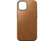 Nomad Back Cover Modern Leather iPhone 15 Rostbraun