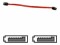 Bild 0 Supermicro SATA-Kabel CBL-0058L 17 cm, Datenanschluss Seite A: SATA