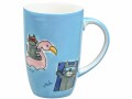 Mila Kaffeetasse Summer Cats 230 ml, 6 Stück, Blau