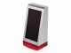 Homematic IP Smart Home Funk-Sirene aussen, Detailfarbe: Rot, Weiss