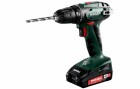 Metabo Akku-Bohrschrauber BS 18 Kit, 2 x 2.0 Ah, Ladegerät