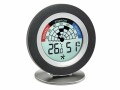 TFA Dostmann Thermo-/Hygrometer COSY RADAR, Detailfarbe: Silbergrau, Typ