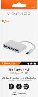 VIVANCO Hub USB-C - USB 3.1 45384, Kein Rückgaberecht