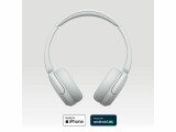 Sony Wireless Over-Ear-Kopfhörer WH-CH520 Weiss, Detailfarbe