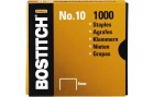 Bostitch Heftklammer No. 10, 1000 Stück, Verpackungseinheit: 1000