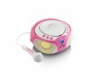 Lenco Radio/CD-Player SCD-650 Pink, Radio Tuner: FM