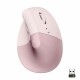 Logitech Ergonomische Maus Lift Rose, Maus-Typ: Ergonomisch, Maus