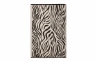 Esschert Design Teppich Zebra 150 x 242.5 cm, Schwarz/Weiss, Form