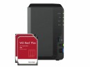 Synology NAS DiskStation DS223, 2-bay WD Red Plus 4