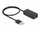 DeLock Headset und Mikrofon Adapter USB 2.0, Audiokanäle: 2