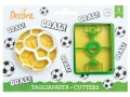 Decora Guetzli-Ausstecher-Set 2 Stück, Fussball, Detailfarbe