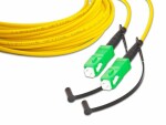 Lightwin LWL-Patchkabel SC/APC-SC/APC, Singlemode, Simplex, 2m