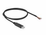 DeLock USB 2.0-Adapterkabel USB A - Offen 1 m