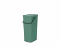 Brabantia Recyclingbehälter Sort & Go 40 l, Grün, Material