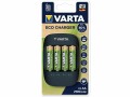 Varta Ladegerät Eco Charger inkl. 4xAA, Batterietyp: AA, Akkutyp