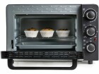 Domo Backofen DO807GO 20 l, Schwarz, Funktionen: Backen, Braten