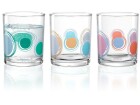Montana Trinkglas :New Dots 240 ml, 3 Stück, Transparent